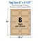 Avery Printable Arched Printable Tags, Sure Feed Technology, 2" x 3-1/2", Matte Kraft Brown Cardstock, Print-to-The-Edge, Laser/Inkjet Printable, 80 Total